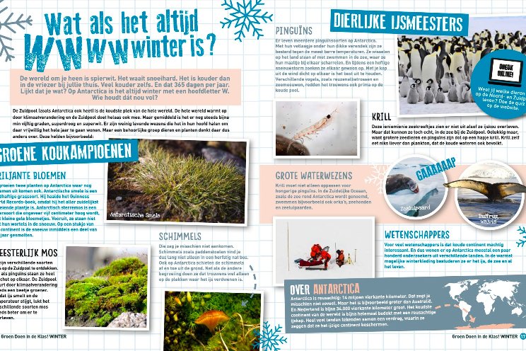 Winter in de klas... Winter in de klas...