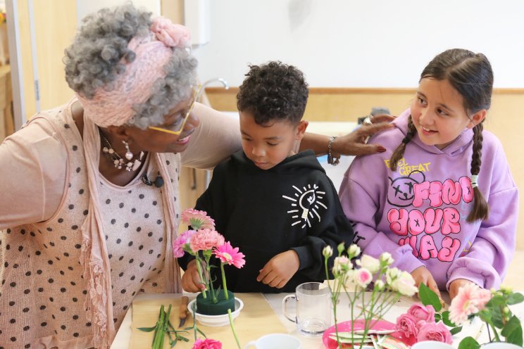 Bloemen voor opa en oma Bloemen voor opa en oma