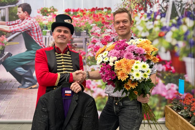 Maarten Huisman nieuwe host bij Flower Circus Maarten Huisman nieuwe host bij Flower Circus