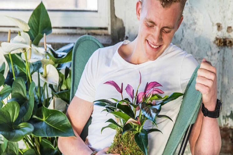 Instagram: Mannen met planten